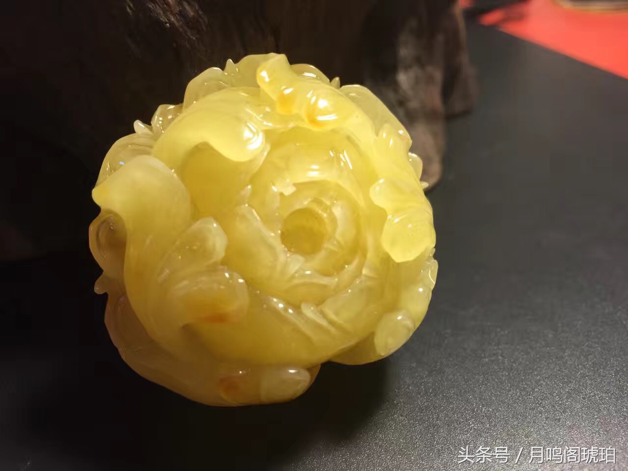 蜜蜡鲜花,琥珀蜜蜡花