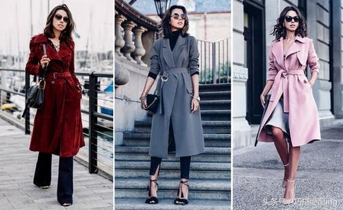 女士冬季穿搭显高显瘦,长外套这样穿显高显瘦