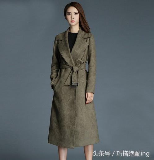 女士冬季穿搭显高显瘦,长外套这样穿显高显瘦