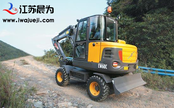 沃尔沃ew95c轮式挖掘机,沃尔沃360挖掘机好不好