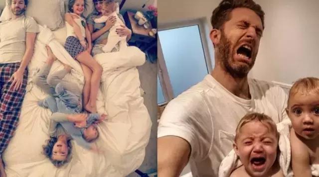 养了四个孩子的爸爸吃饭,养了很多孩子的爸爸