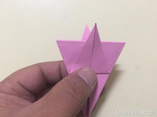 圣诞装饰折纸大全,圣诞树顶上的星星折纸