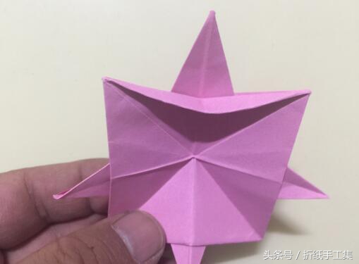 圣诞装饰折纸大全,圣诞树顶上的星星折纸