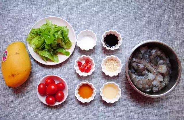 泰式芒果鲜虾沙拉的做法,泰式芒果鲜虾沙拉酱