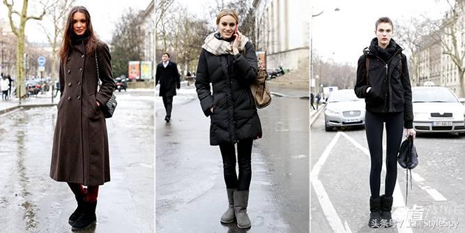 穿着不臃肿的雪地靴,雪地靴怎么穿不胖