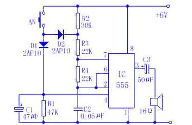 门铃电路详解大全,实用门铃电路原理图