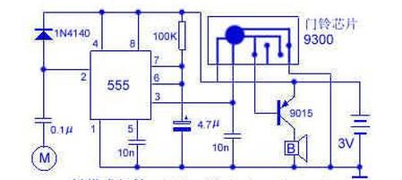 门铃电路详解大全,实用门铃电路原理图
