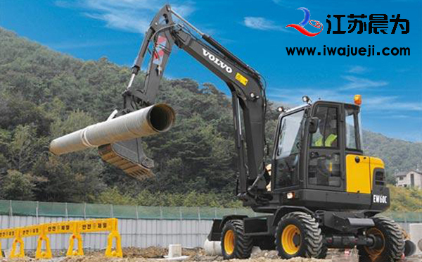 沃尔沃ew95c轮式挖掘机,沃尔沃360挖掘机好不好