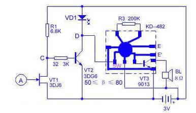 门铃电路详解大全,实用门铃电路原理图