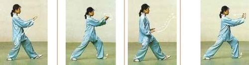 陈氏心意混元24式分解示范教学,陈氏太极24式混元背向口令视频