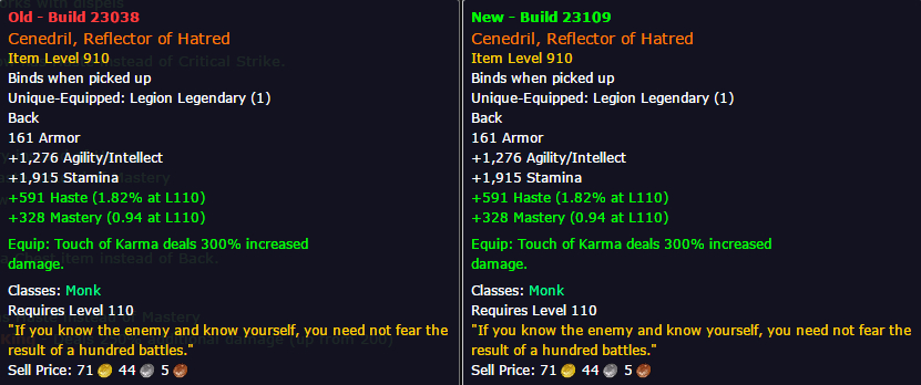 魔兽测试服：职业橙装补齐通用橙继续加强