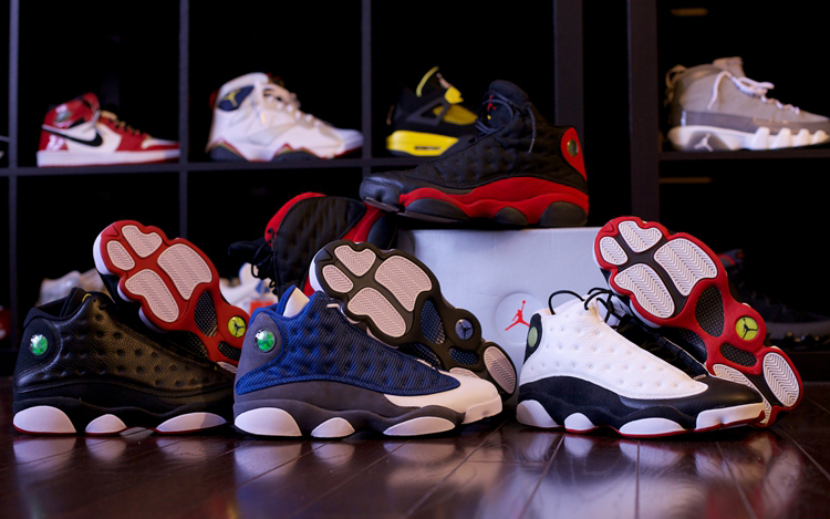 夏季aj13篮球鞋日常穿搭,aj13乔丹篮球鞋