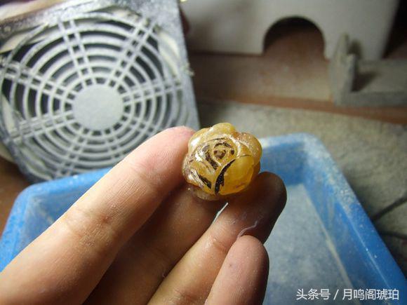 蜜蜡鲜花,琥珀蜜蜡花