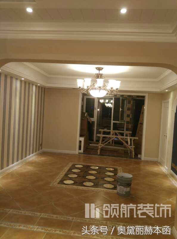 我家是风尚米兰173平的,找装修公司装,全包花了16万