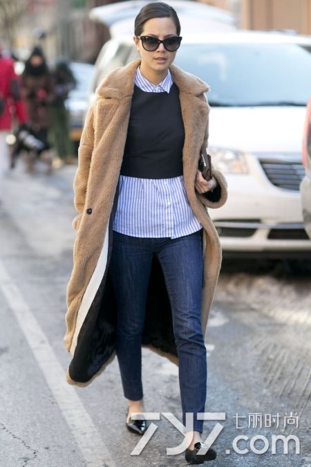 驼色皮草的搭配,驼色七分袖皮草要搭配什么