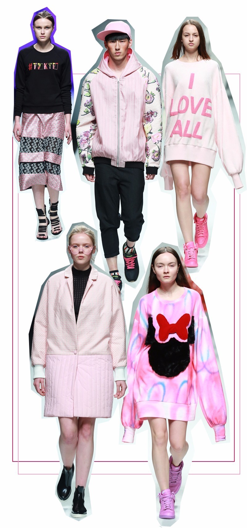 以时装周为灵感的4套秋季look合集,古驰2023秋冬秀场look