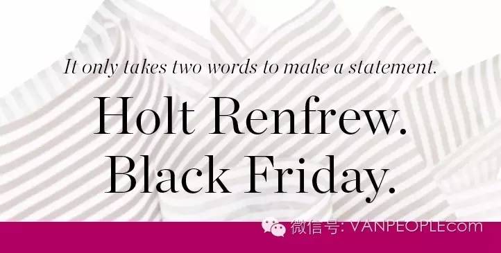 「黑色星期五」温哥华这13家店折扣最高！其他都是浮云