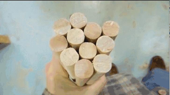 圆棒包尖榫手工制作方法,圆木榫工具的制作