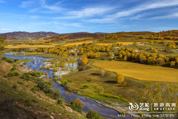 金秋坝上旅游摄影全攻略,坝上透风沟风景图片