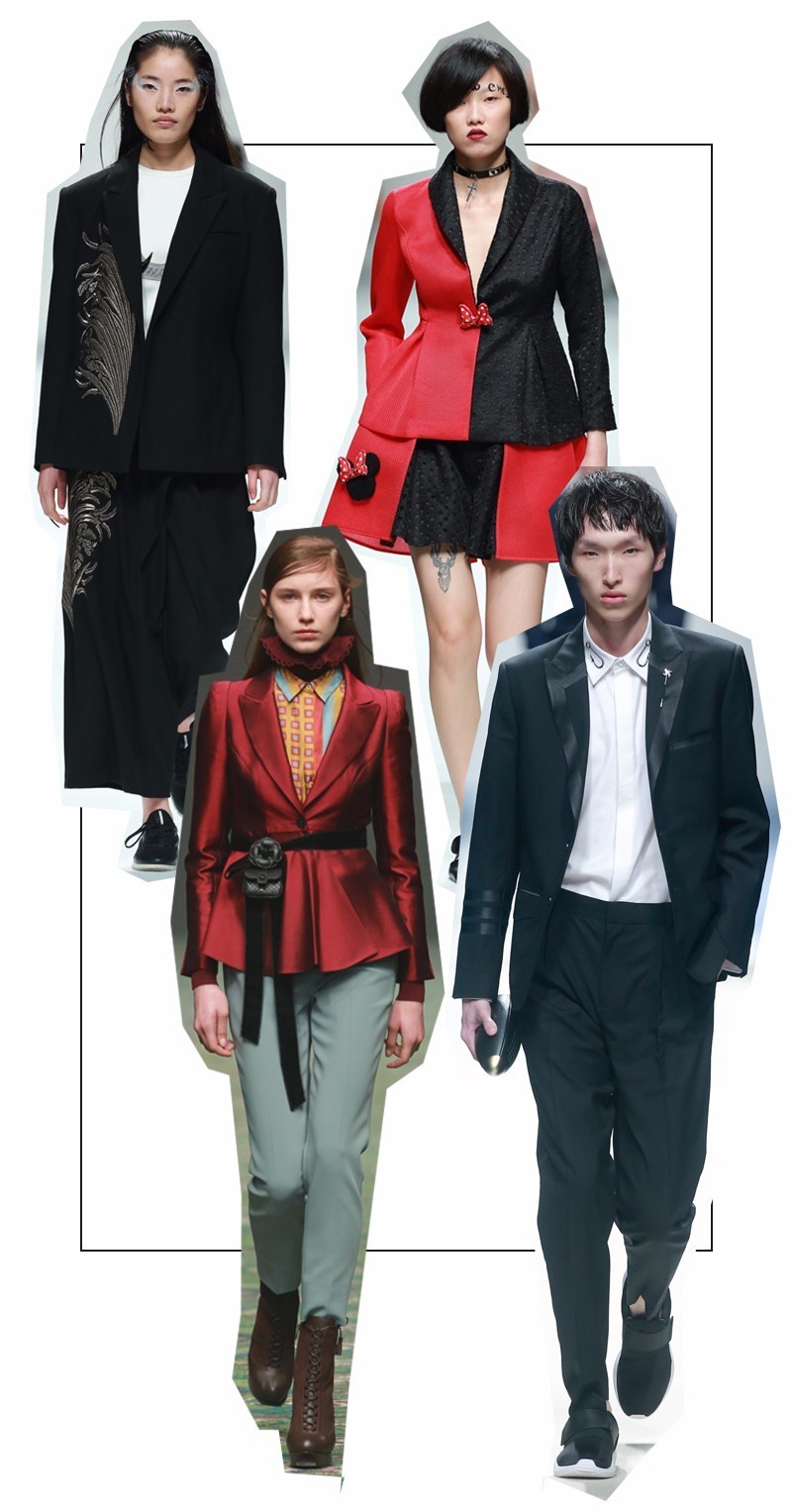 以时装周为灵感的4套秋季look合集,古驰2023秋冬秀场look