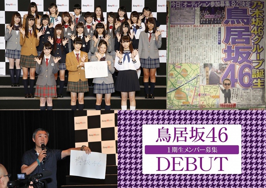 坂道系成员,坂道系列成员