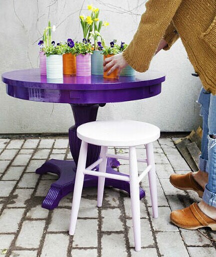 用完的奶粉罐可以做成小凳子,宝宝的奶粉罐用完了要怎么做手工