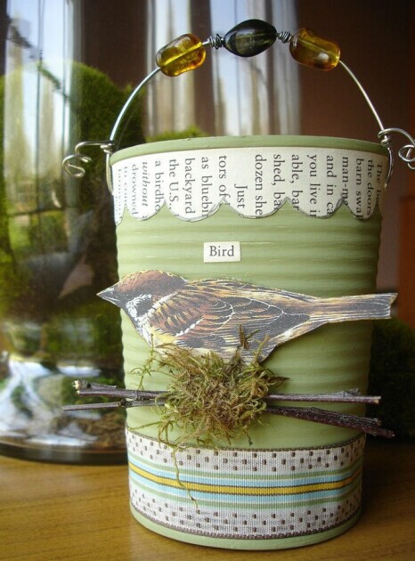 用完的奶粉罐可以做成小凳子,宝宝的奶粉罐用完了要怎么做手工