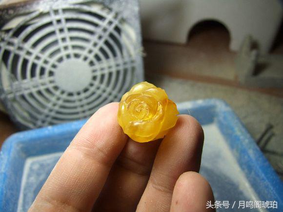 蜜蜡鲜花,琥珀蜜蜡花