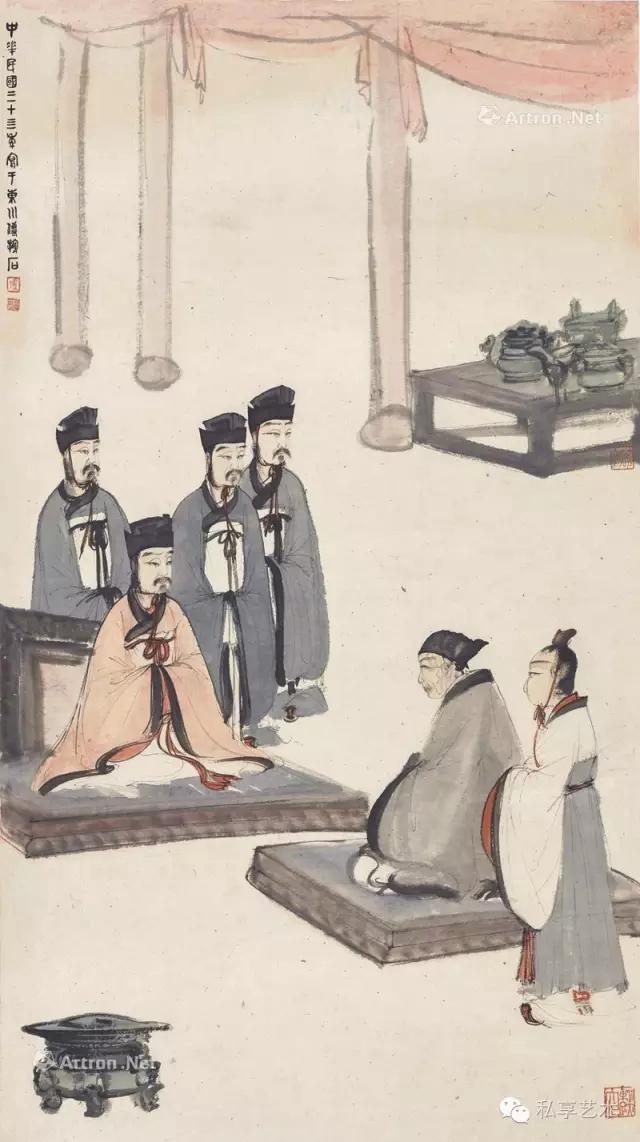 傅抱石与中国画教学,傅抱石泼墨山水画法