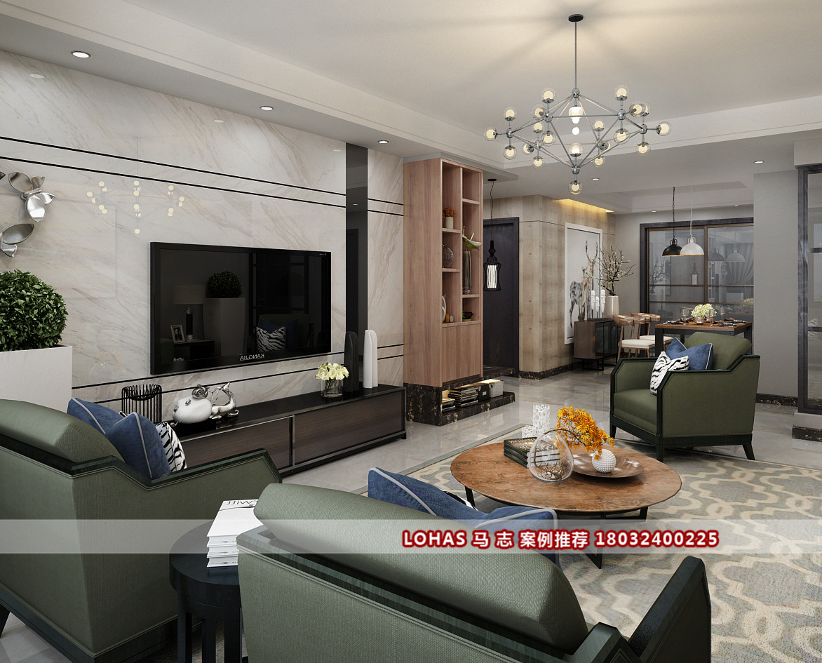 观山湖94平装修效果图,泰丰观湖二室二厅的装修