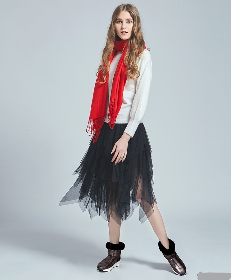 雪地靴也不暖和,冬季保暖高腰雪地靴穿搭