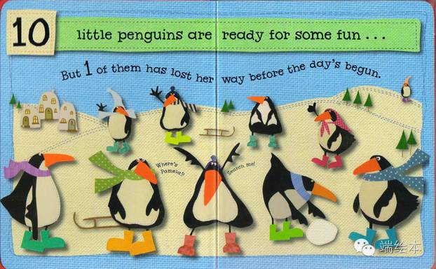 tenlittleindians英语绘本,tenlittlepenguins英文
