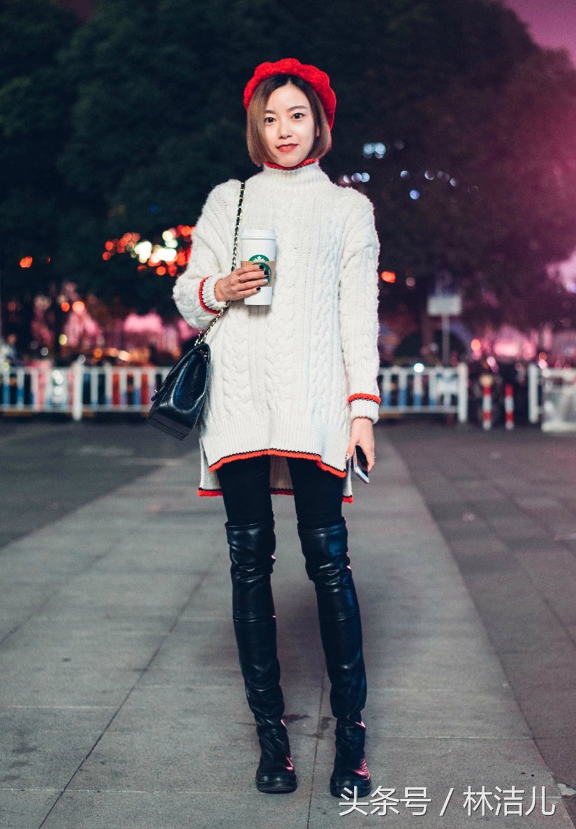杨幂刘亦菲同款靴子,刘亦菲同款长筒靴搭配