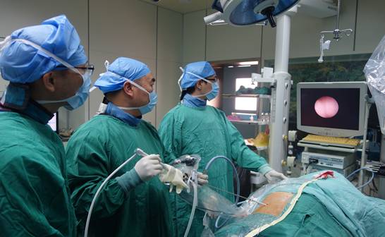 微创肾镜下肾结石碎石取石术,经皮肾镜肾结石激光碎石全过程