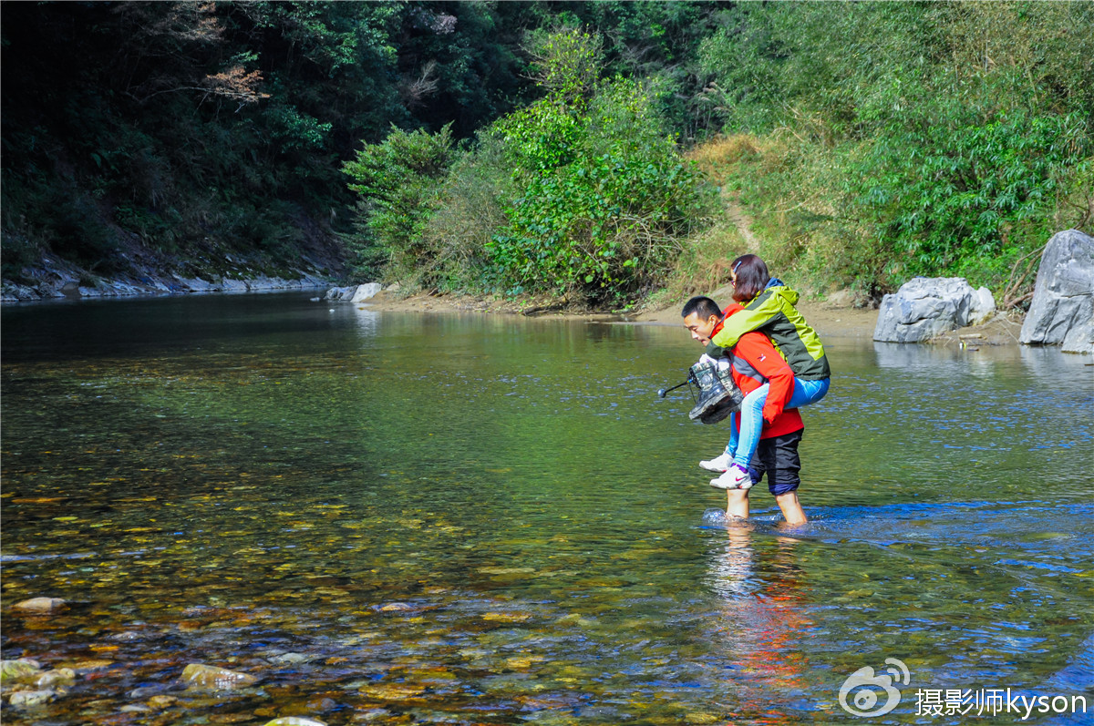 侠之梦受邀参与恩施坪坝营线路测试，冬季溯溪，冰冷刺骨，第一天