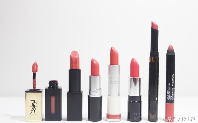黄皮珊瑚橘口红,这6支番茄色口红让你白到发光
