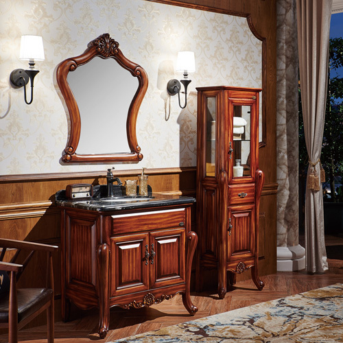 卫生间洗漱柜橡木怕水吗,泰国橡木浴室柜怕水吗