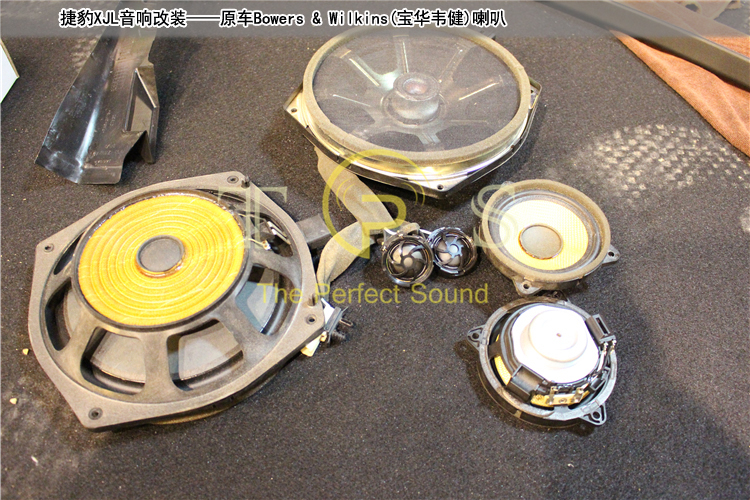 捷豹xjl5.0v8宝华韦健音响多少瓦,捷豹xjl改英国之宝低音喇叭