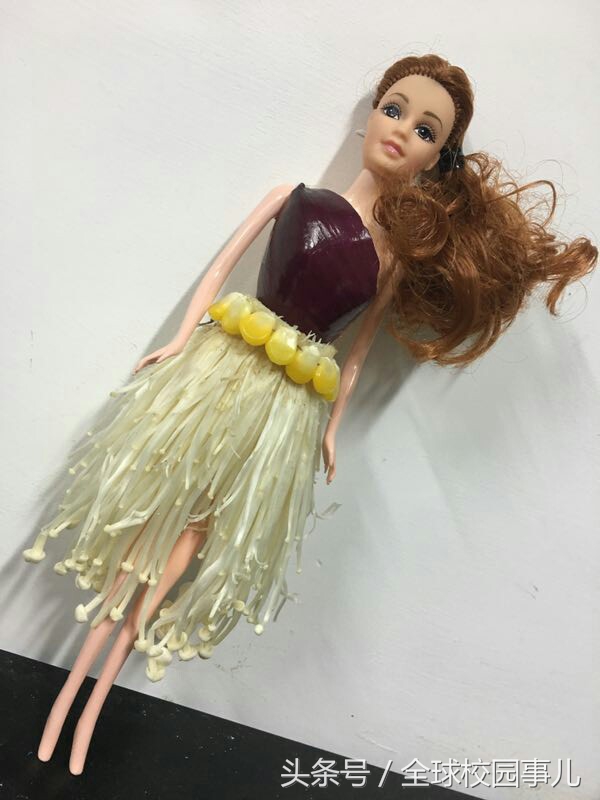 厉害了word同学!成都一高校学生用蔬菜打造“时装”盛宴