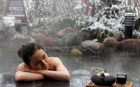 石家庄周边室外温泉,白鹿温泉距离石家庄多远