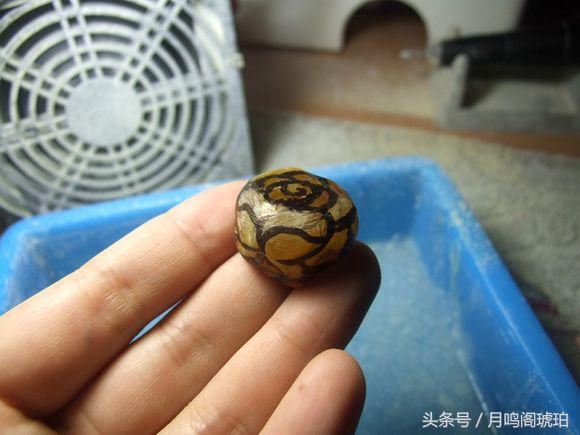 蜜蜡鲜花,琥珀蜜蜡花