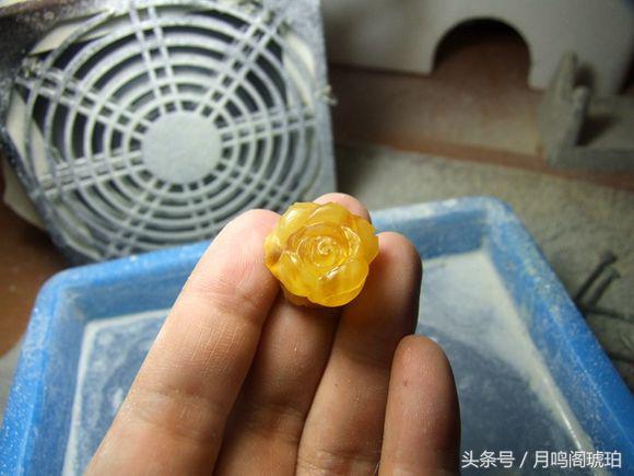 蜜蜡鲜花,琥珀蜜蜡花