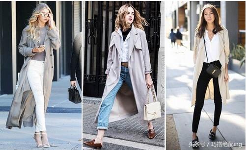 女士冬季穿搭显高显瘦,长外套这样穿显高显瘦