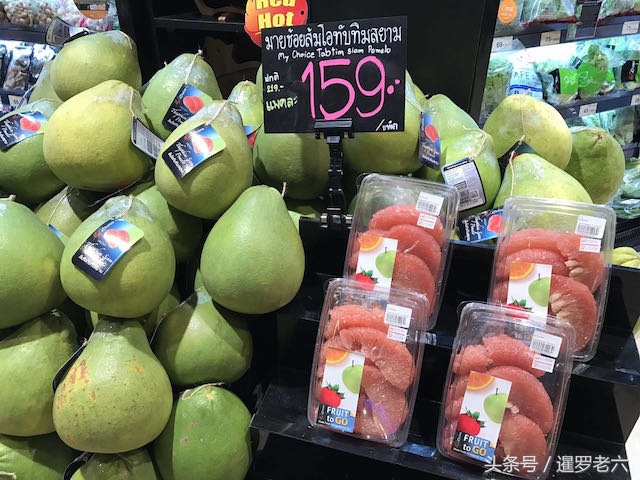 泰国进口超市里的那些水果，看着真新鲜，真漂亮，价格也不便宜！