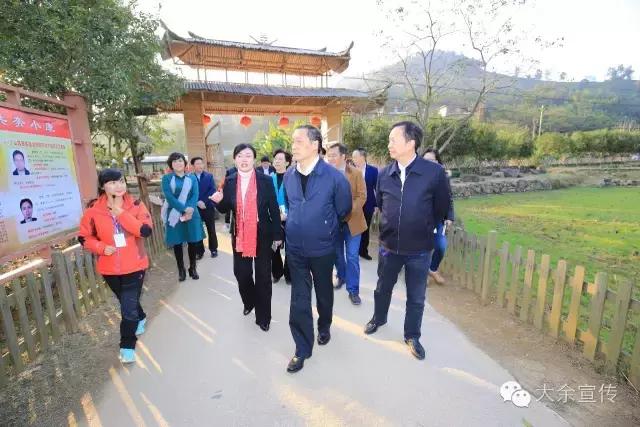 国家旅游局局长来丫山了!他说大余经验要在全国推广!
