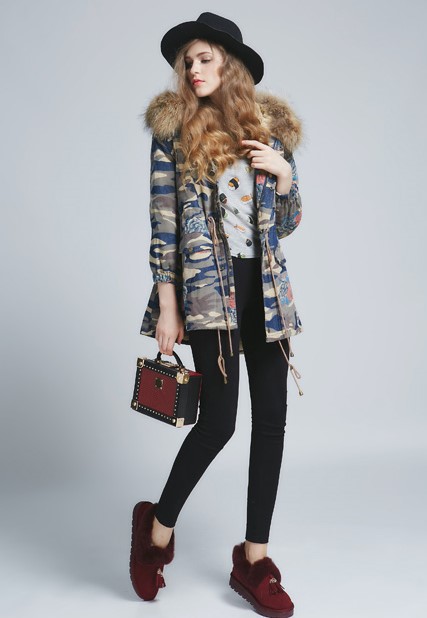 雪地靴也不暖和,冬季保暖高腰雪地靴穿搭