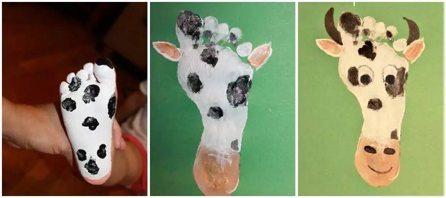 幼儿动物涂鸦画,儿童手工贴纸画动物