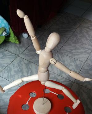 刘勇赫:你和孩子玩过木人吗?