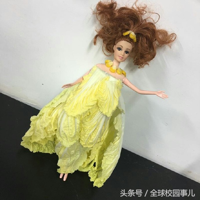 厉害了word同学!成都一高校学生用蔬菜打造“时装”盛宴