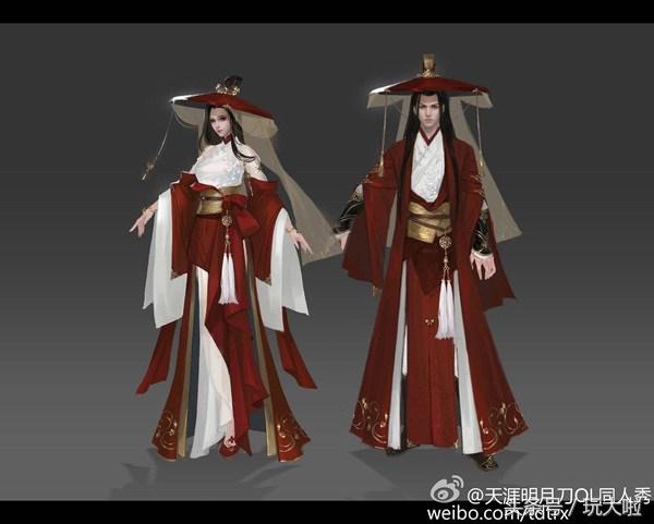 天涯明月刀近期上新时装玩家实图及原画分享